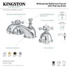 Kingston Brass KS3968BX 8" Widespread Bathroom Faucet, Brushed Nickel KS3968BX